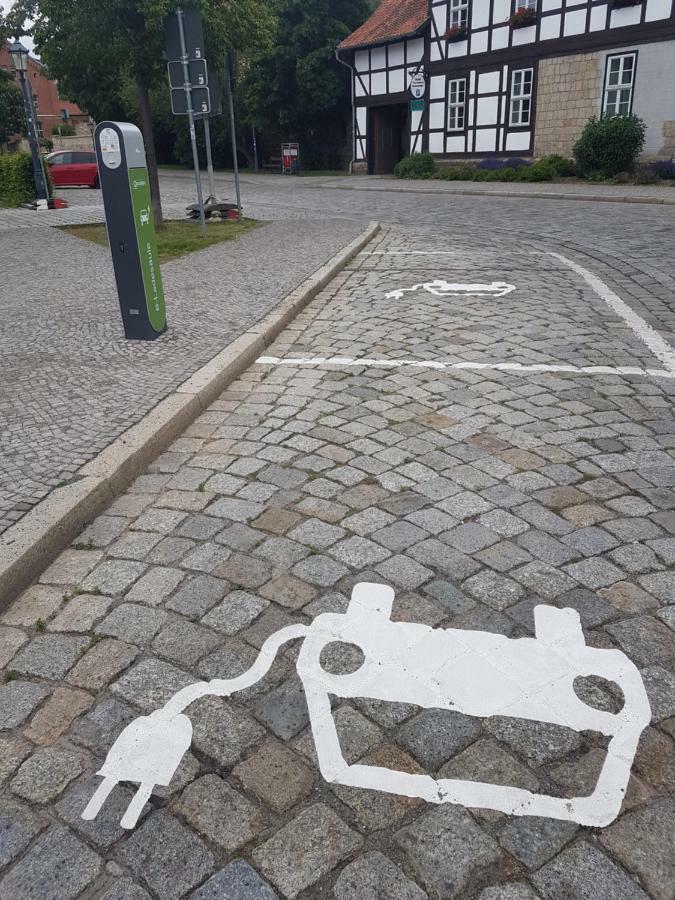 Apartment Am Pulverturm Quedlinburg Eksteriør bilde